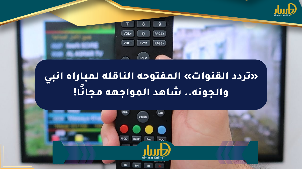 «تردد القنوات» المفتوحة الناقلة لمباراة إنبي والجونة.. شاهد المواجهة مجانًا!